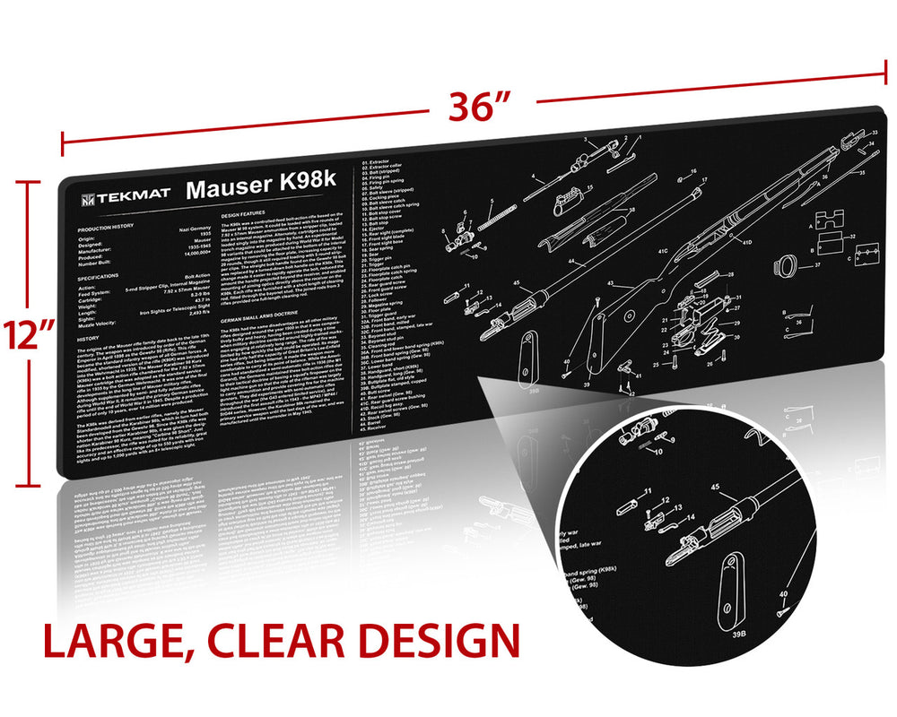 TekMat Mauser K98 Gun Cleaning Mat