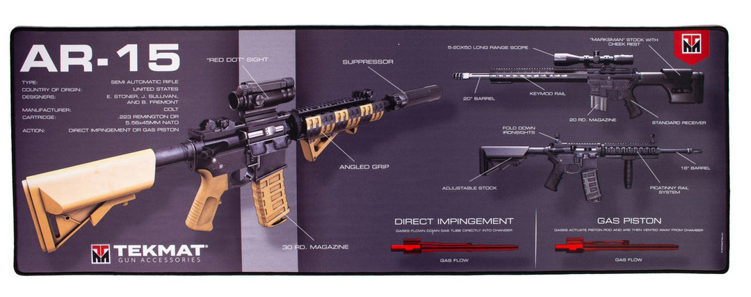 TekMat Ultra 44 AR-15 Weapons Platform Design Gun Cleaning Mat