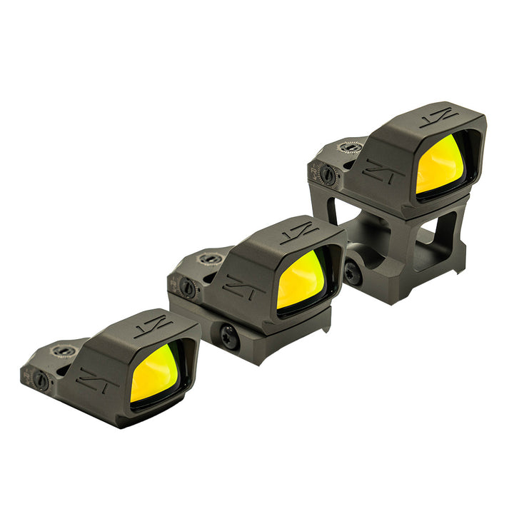 ZeroTech Thrive HD 1x26 Reflex Sight 3 MOA Red Dot FDE with High and Low Picatinny Mounts