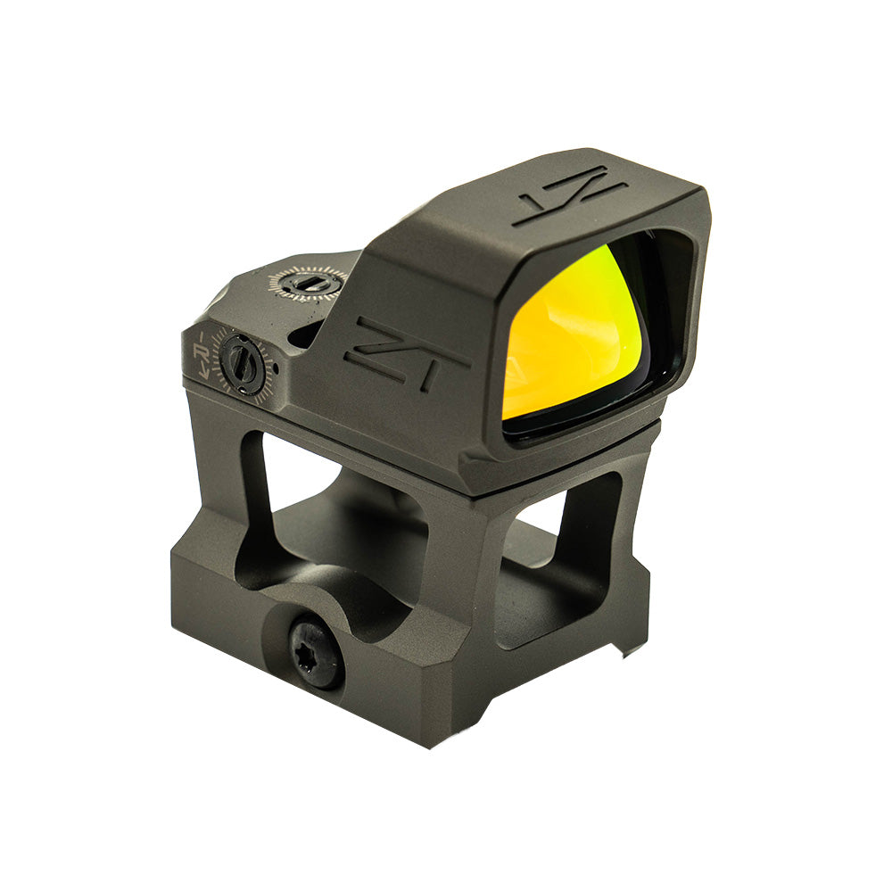 ZeroTech Thrive HD 1x26 Reflex Sight 3 MOA Red Dot FDE with High and Low Picatinny Mounts