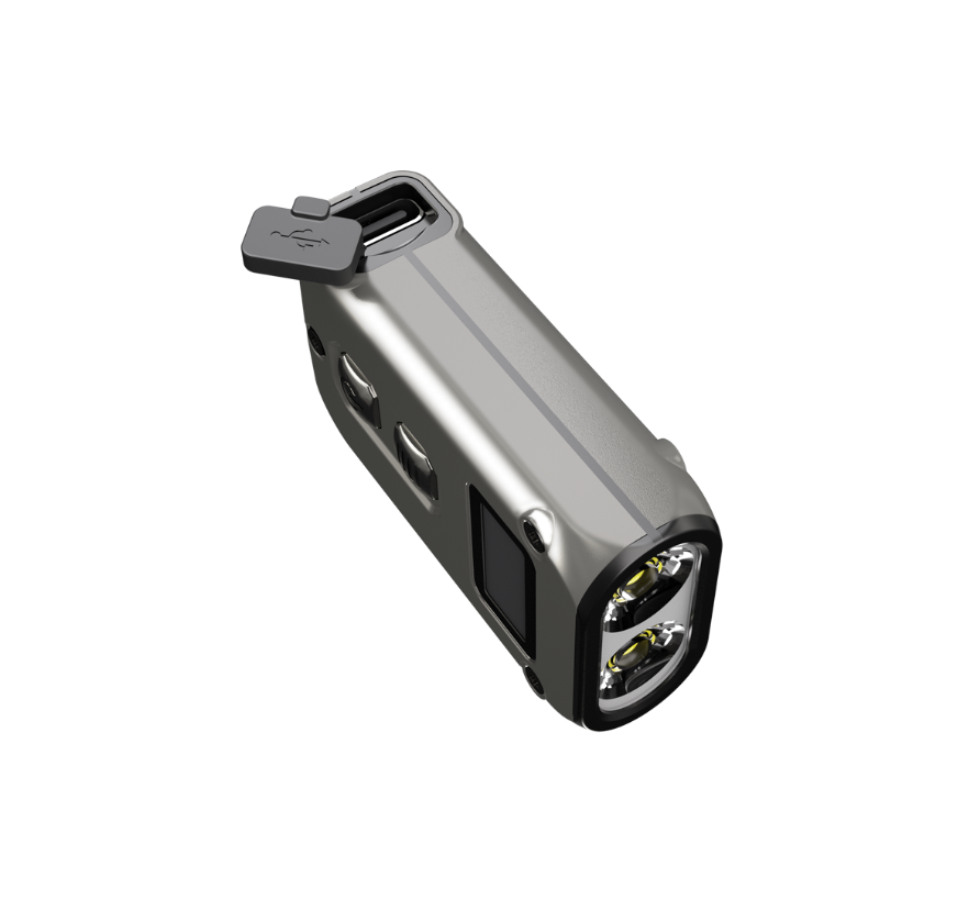 Nitecore TINI2TI Dual-Core Intelligent Keychain Light, 500 Lumens, Titanium