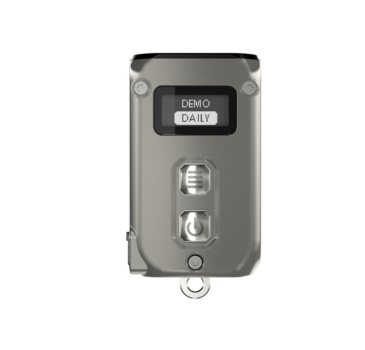 Nitecore TINI2TI Dual-Core Intelligent Keychain Light, 500 Lumens, Titanium