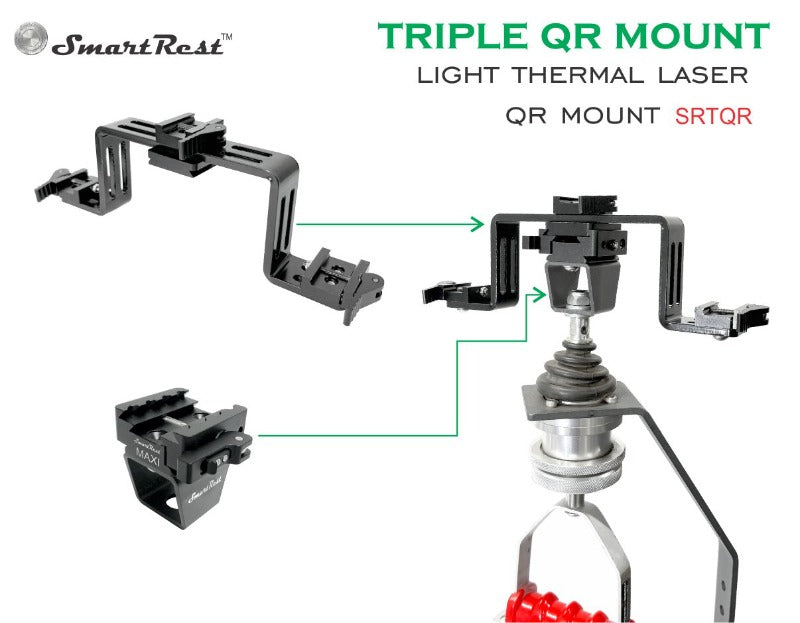 SmartRest Triple QR Mount side view