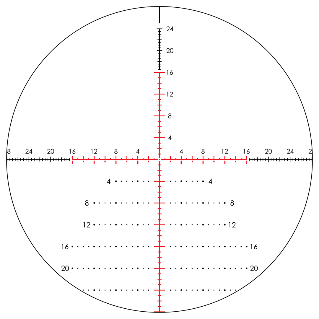 Vortex Razor HD LHT 4.5-22x50 XLR-2 MOA reticle