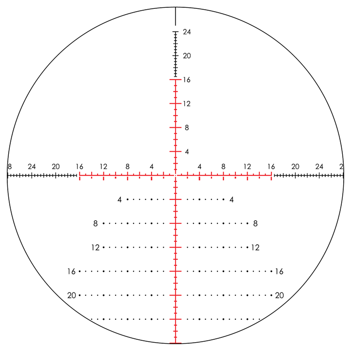 Vortex Razor HD LHT 4.5-22x50 XLR-2 MOA reticle