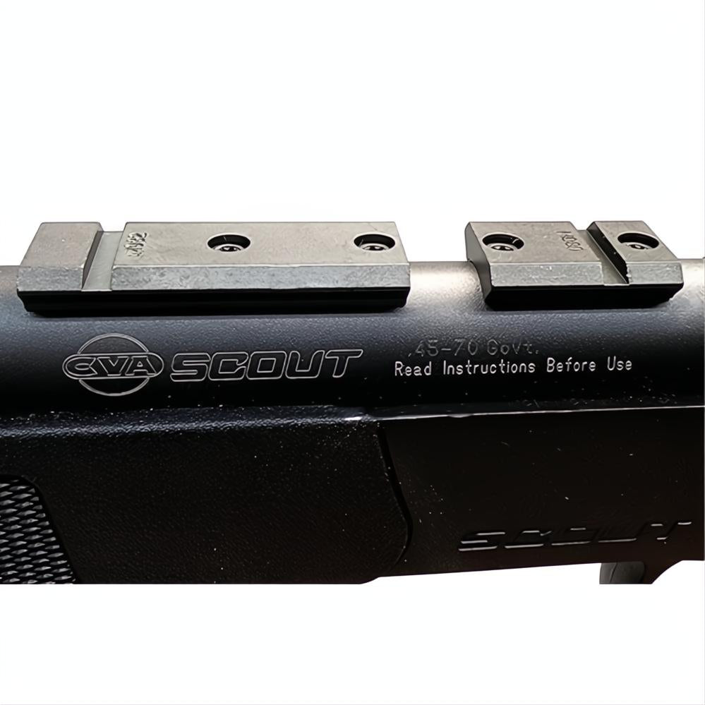Warne CVA-V2 Series Round Barrel Extended Rear Base