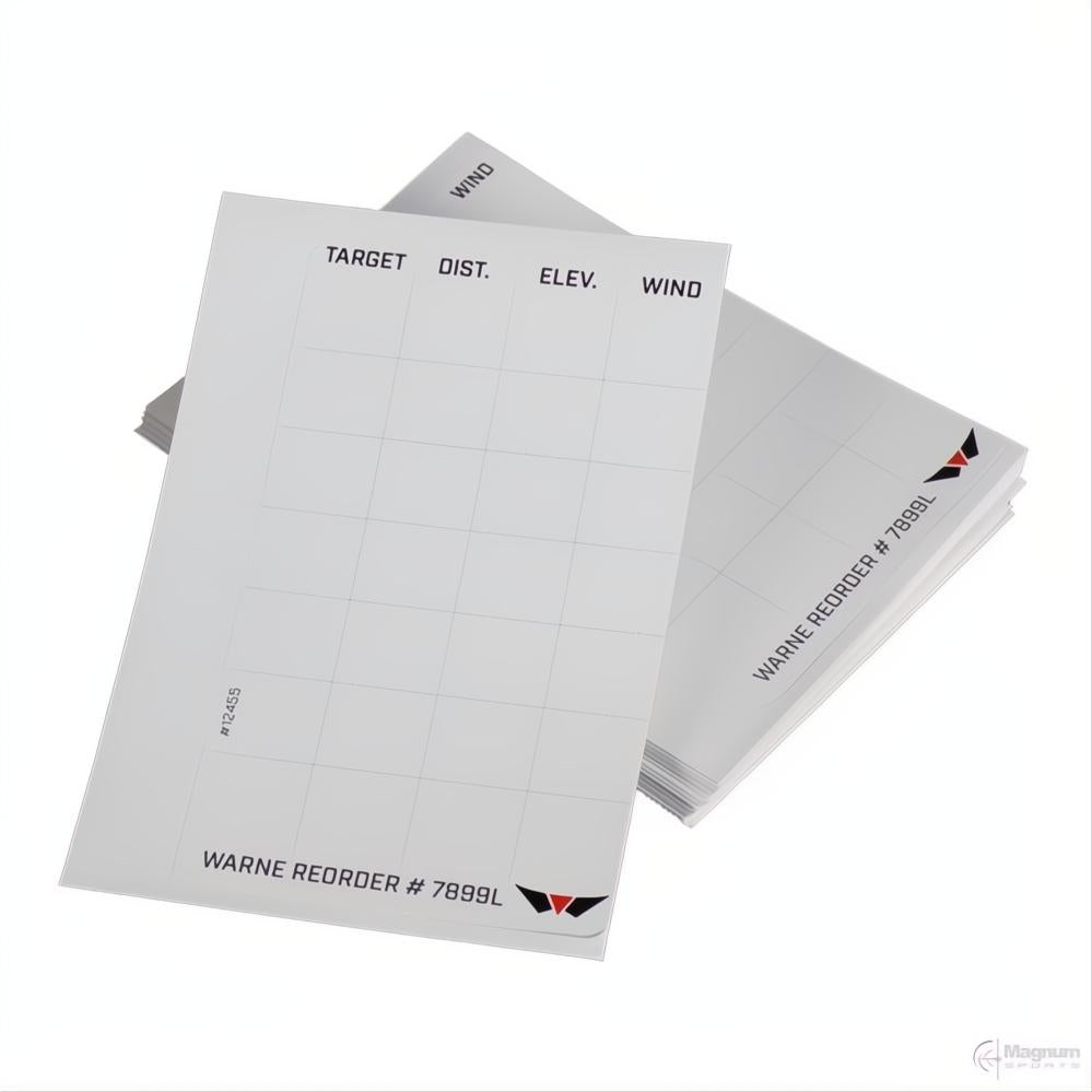 Warne Data Card Label Refills