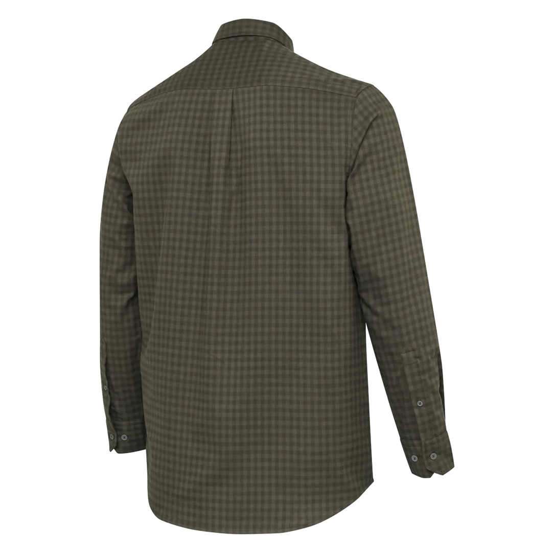 Beretta Cadet Flannel Shirt Green &amp; Brown Check L