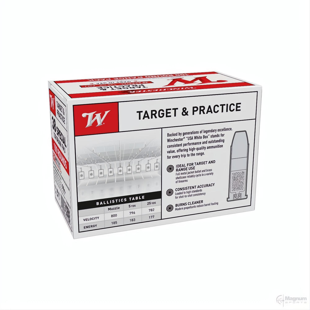 Winchester 38SP 130gr FMJ