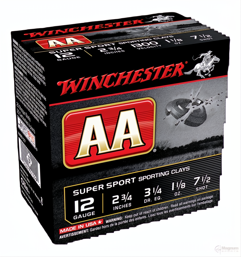 Winchester AA Super Sporting 12G 7.5 2-3/4" 32gm