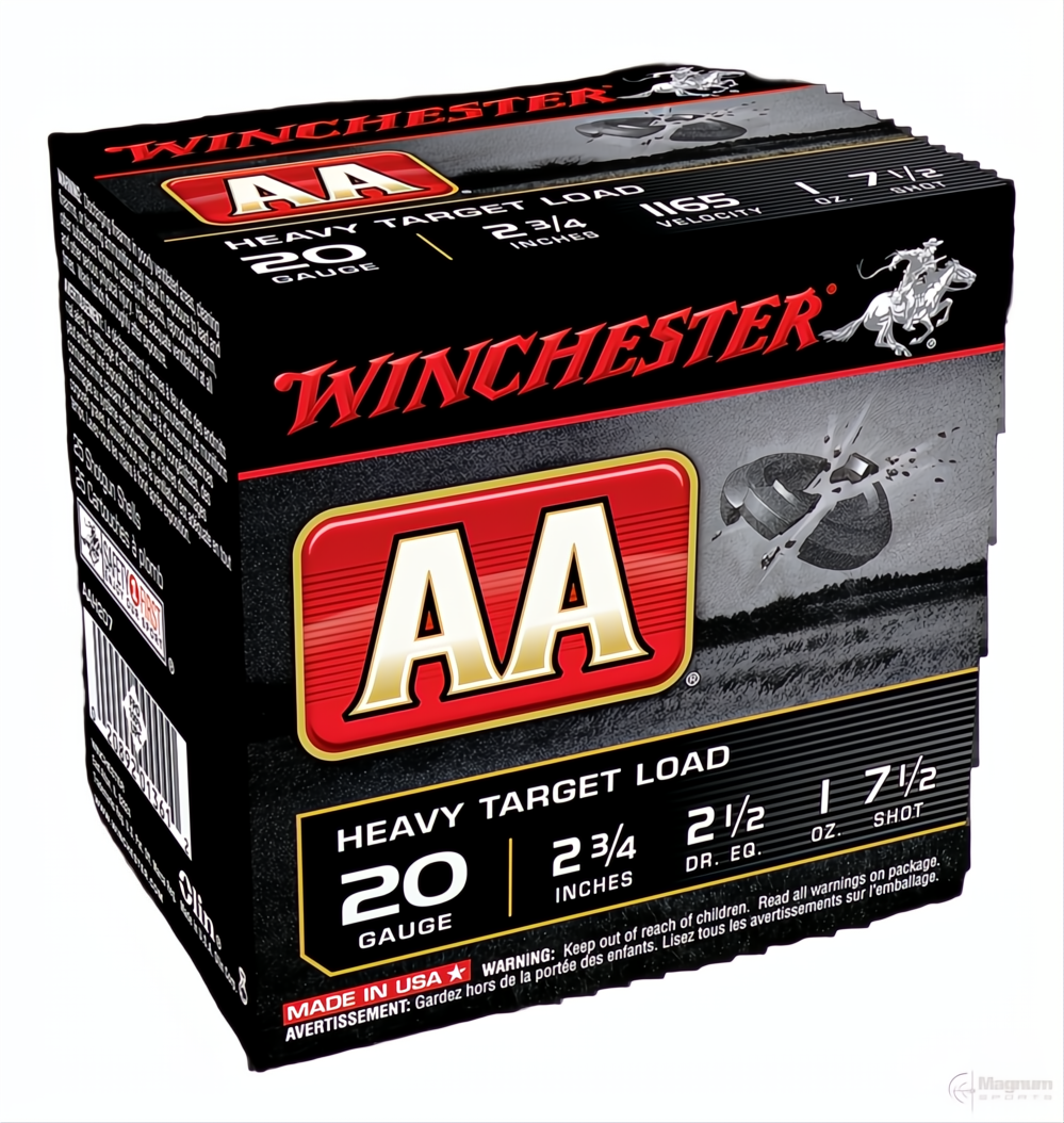 Winchester AA Target 20G 7.5 2-3/4" 28gm