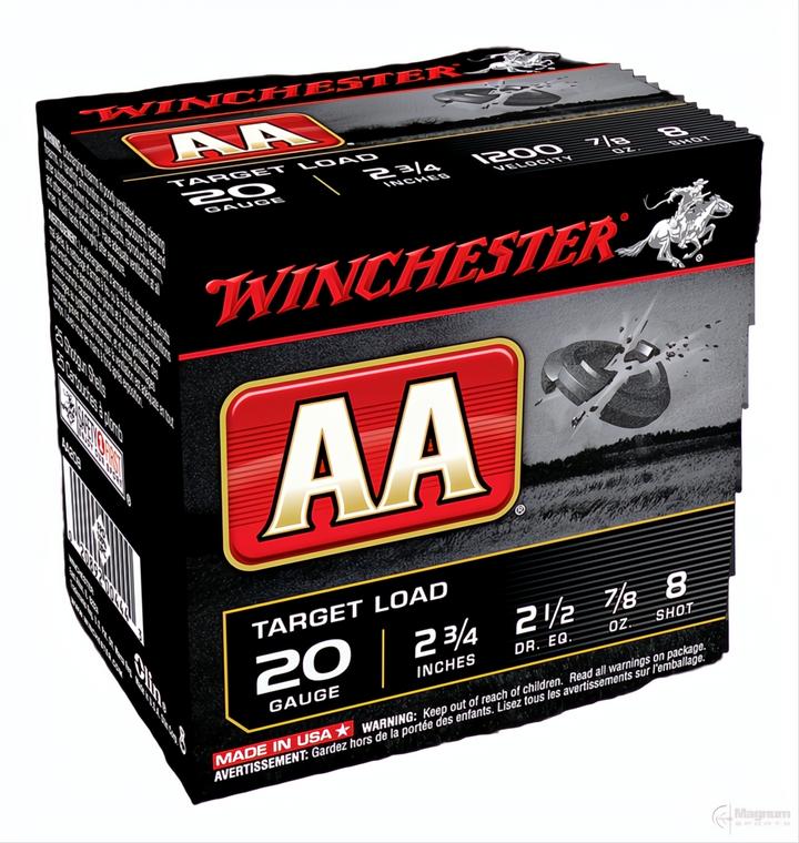 Winchester AA Target 20G 8 2-3/4" 24gm