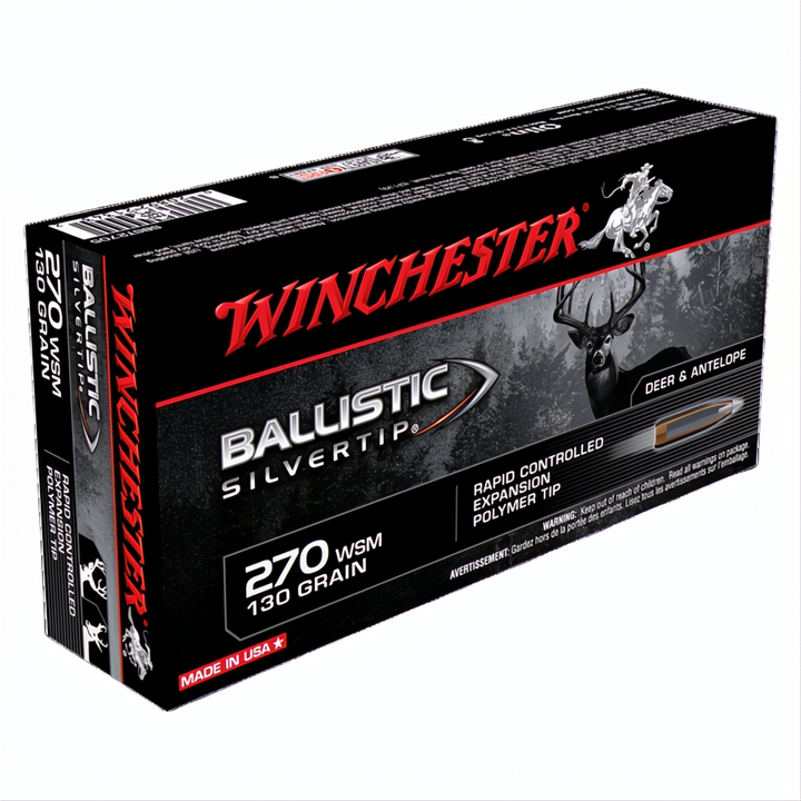 Winchester Ballistic ST 270WSM 130gr PT
