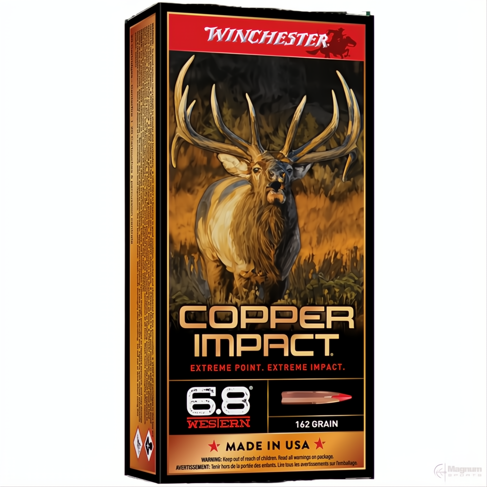 Winchester Copper Impact LF 6.8WST 162gr XP