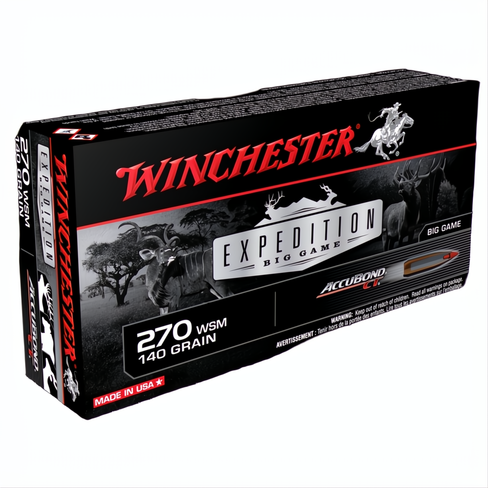 Winchester Expedition Big Game 270WSM 140gr ABCT