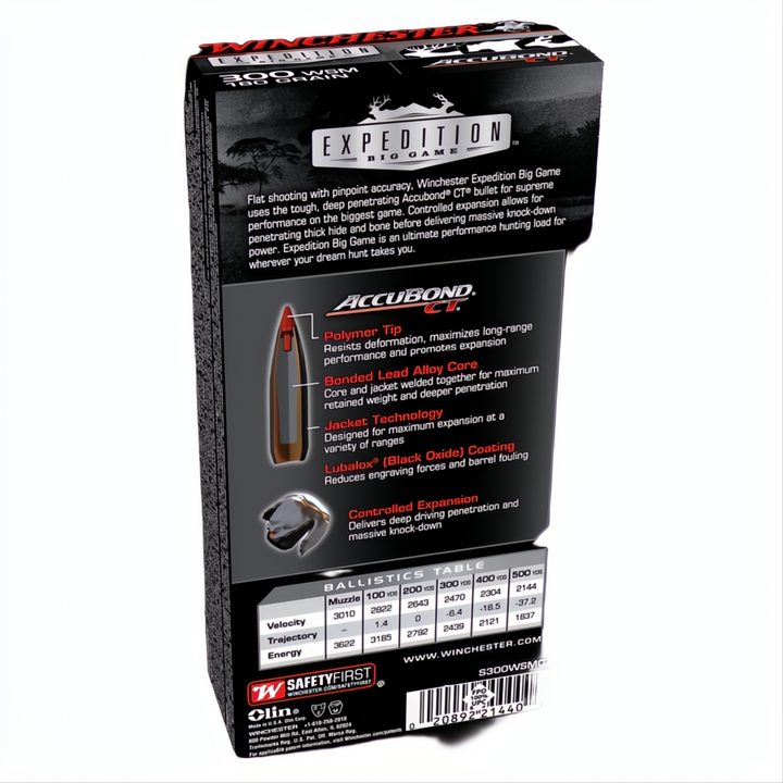 Winchester Expedition Big Game 300WSM 180gr ABCT