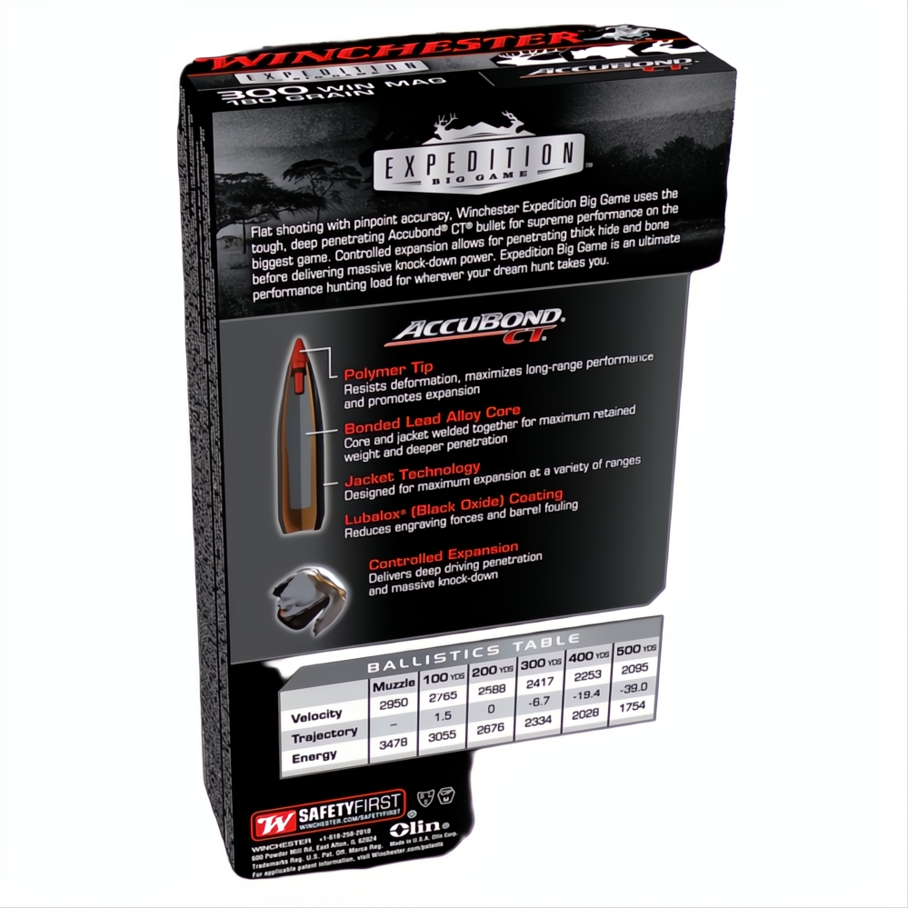 Winchester Expedition Big Game 300Wm 180gr ABCT