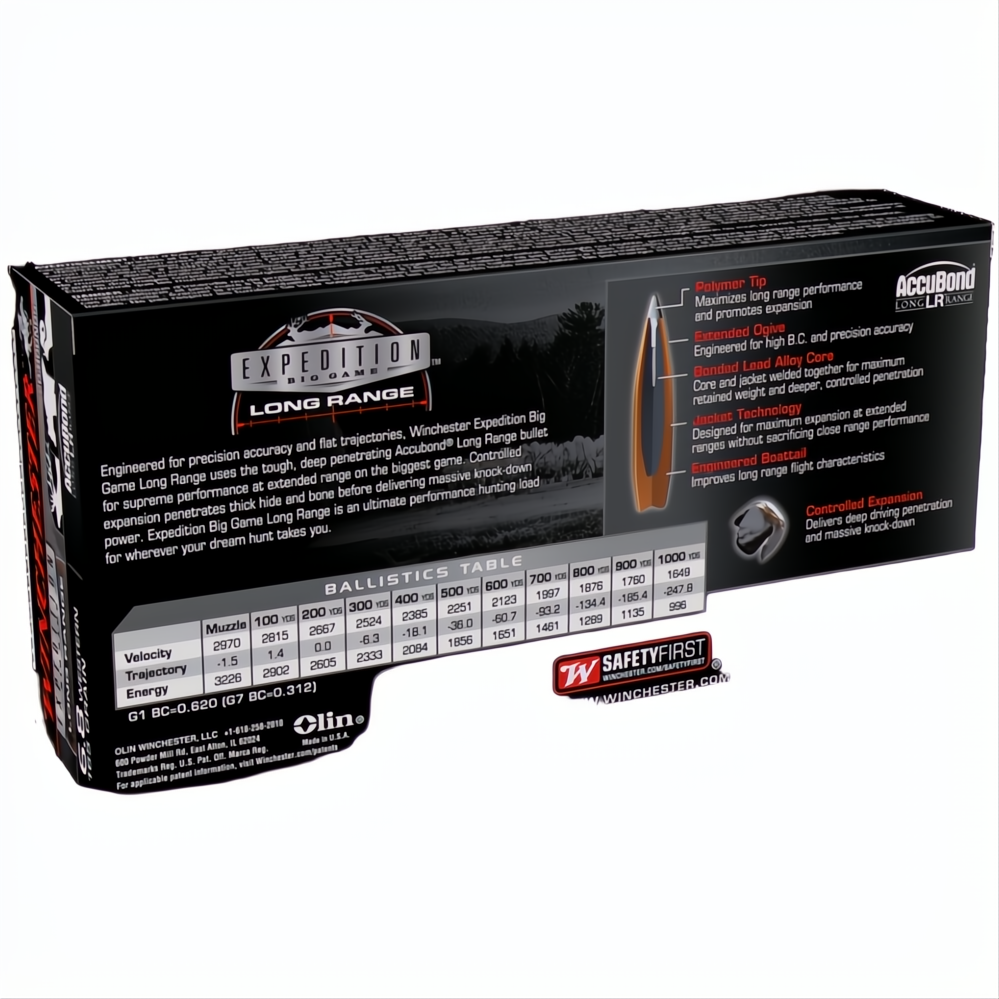 Winchester Expedition Big Game 6.8 Western 165gr ABCT