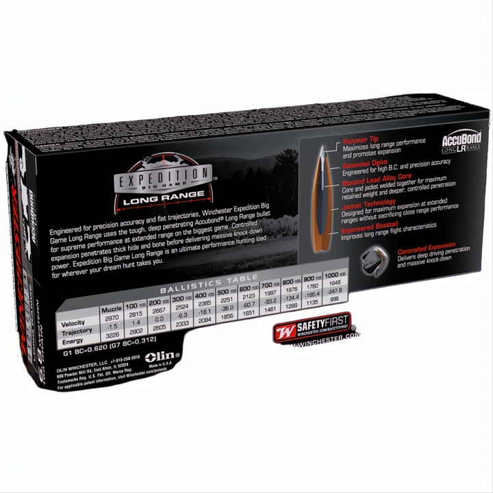 Winchester Expedition Big Game 6.8 Western 165gr ABCT