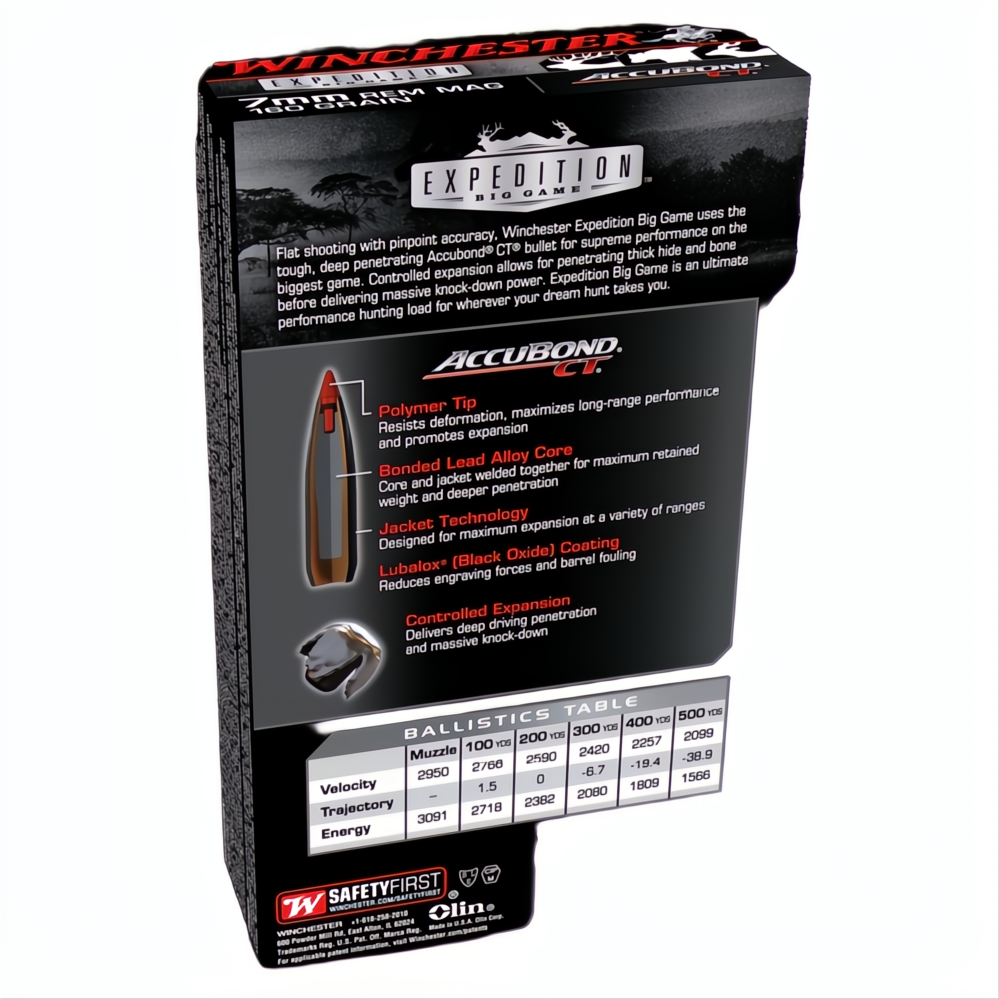 Winchester Expedition Big Game 7mm Rem Mag 160gr ABCT