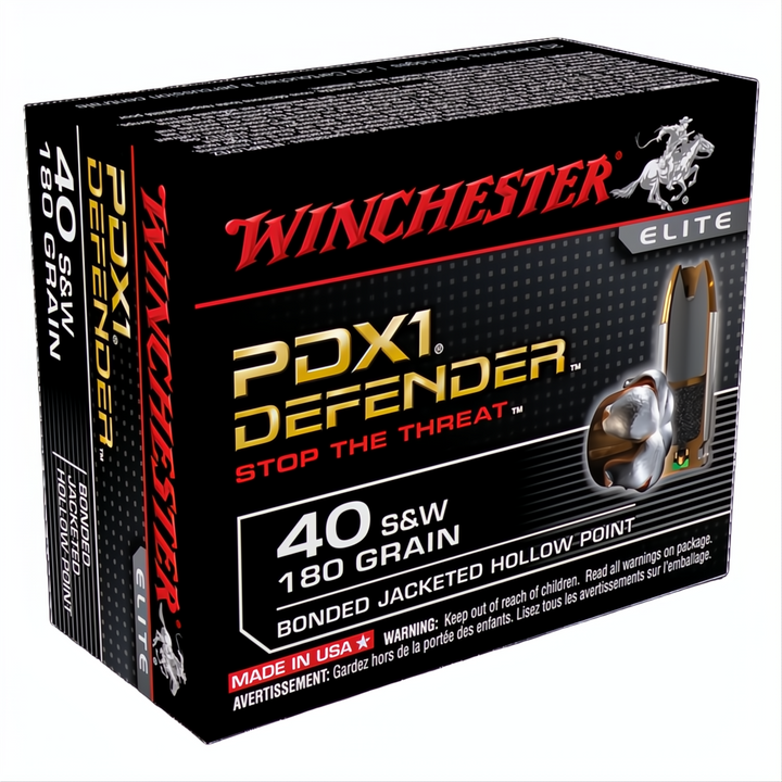Winchester PDX1 40S&amp;W 180gr Bonded