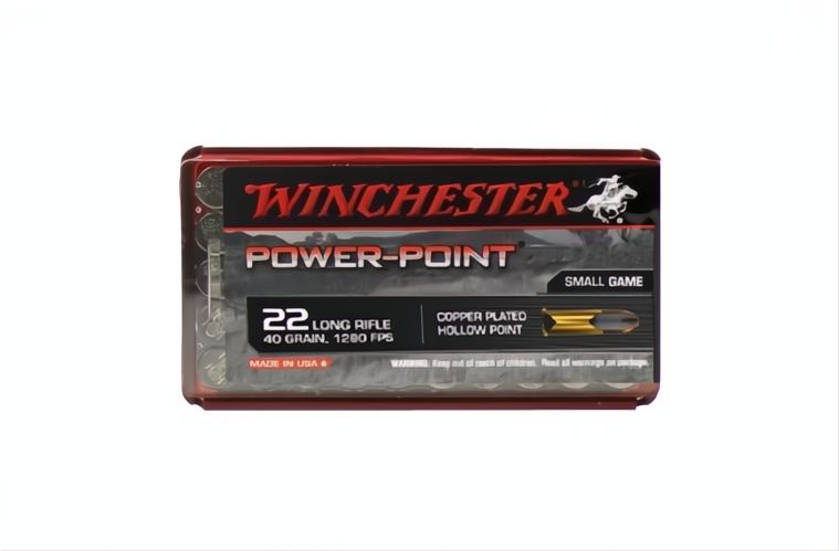 Winchester Power Point 22LR 40gr HP Copper Plated