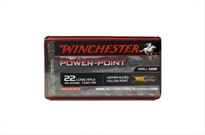 Winchester Power Point 22LR 40gr HP Copper Plated