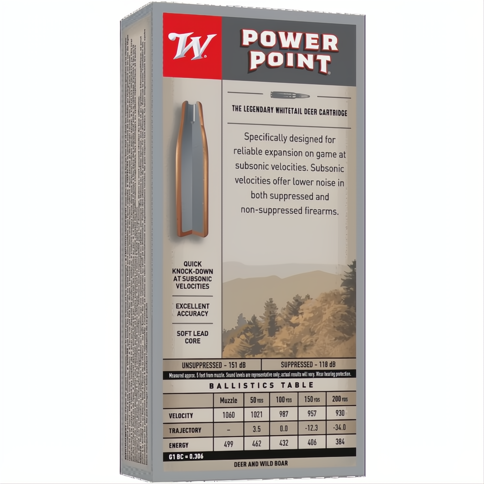 Winchester Power Point 300 Black Out 200gr PP