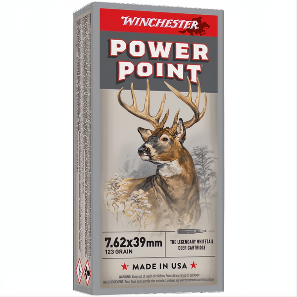 Winchester Power Point 7.62X39mm 123gr SP