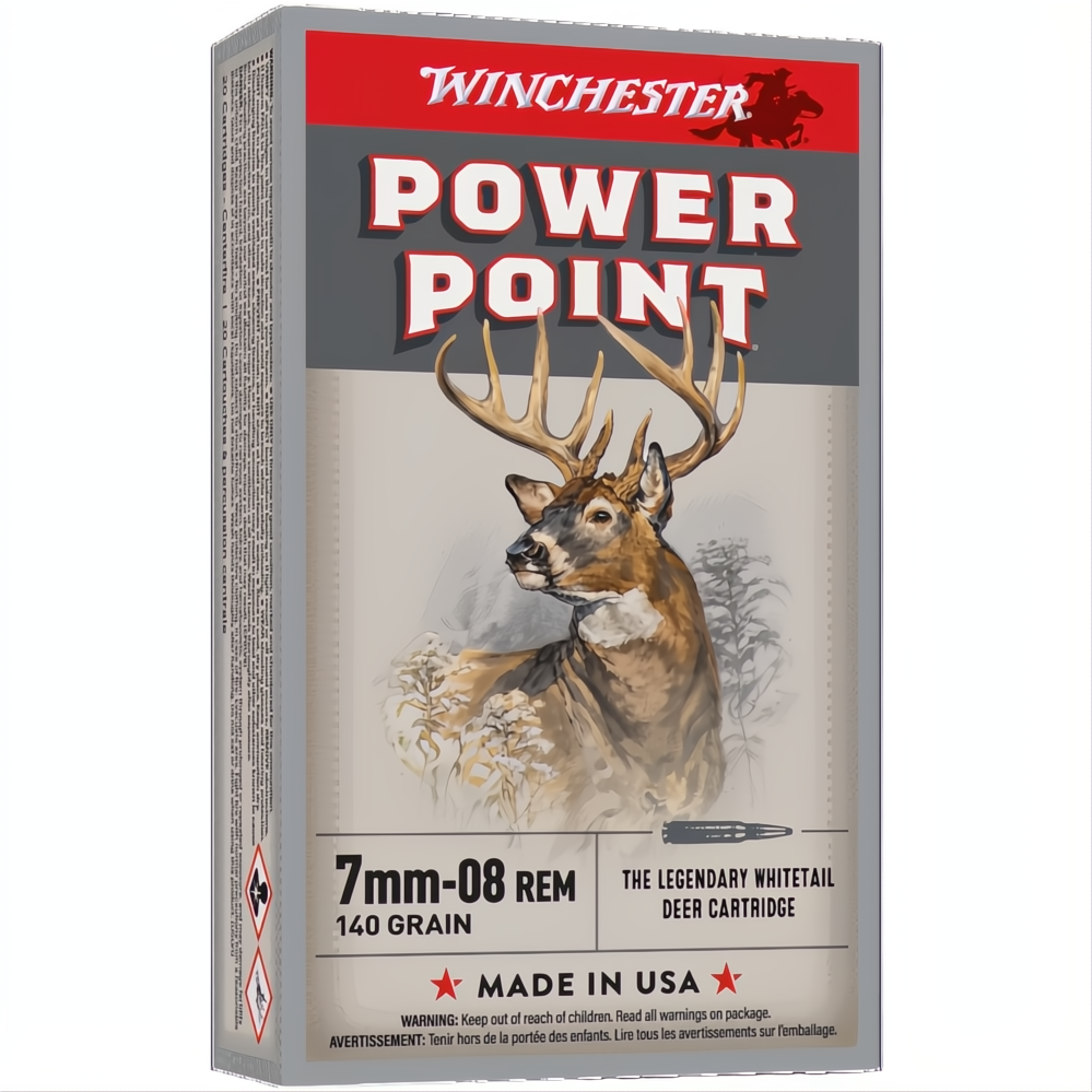 Winchester Power Point 7mm-08 Rem 140gr PP