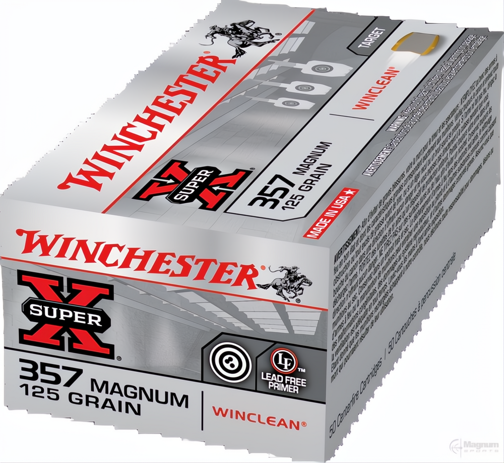 Winchester Super Clean 357 Mag 125gr JFP