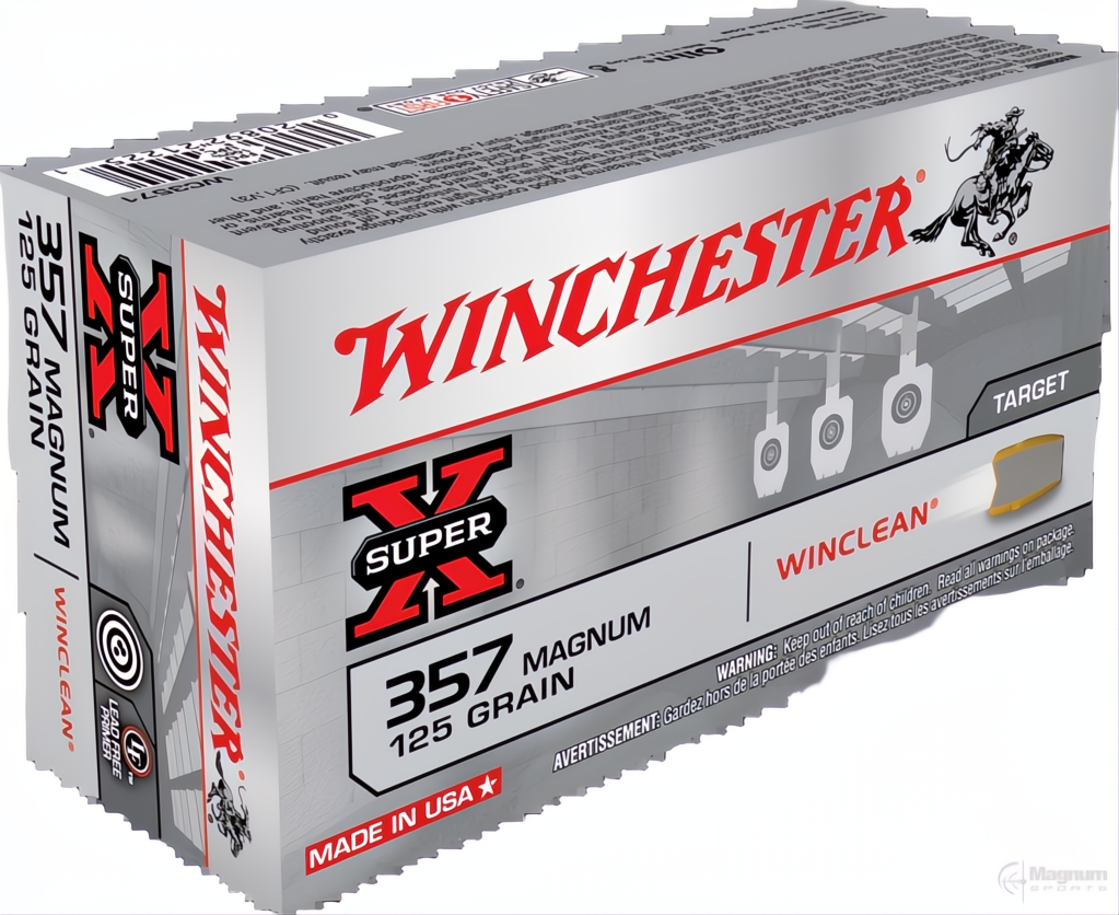 Winchester Super Clean 357 Mag 125gr JFP