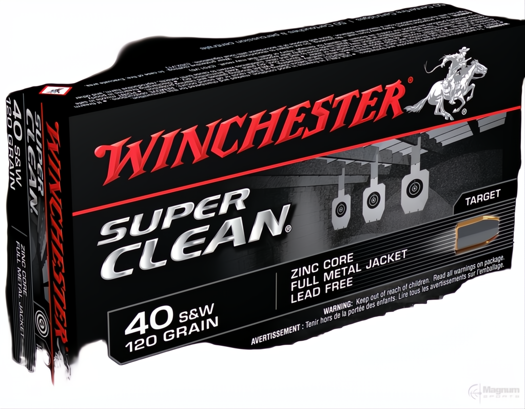 Winchester Super Clean 40S&amp;W 120gr FMJ