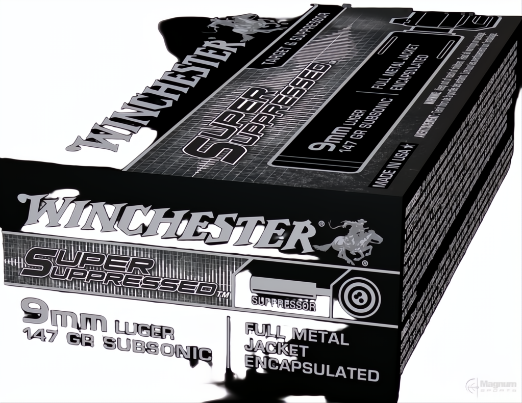 Winchester Super Suppressed 9mm 147gr FMJ