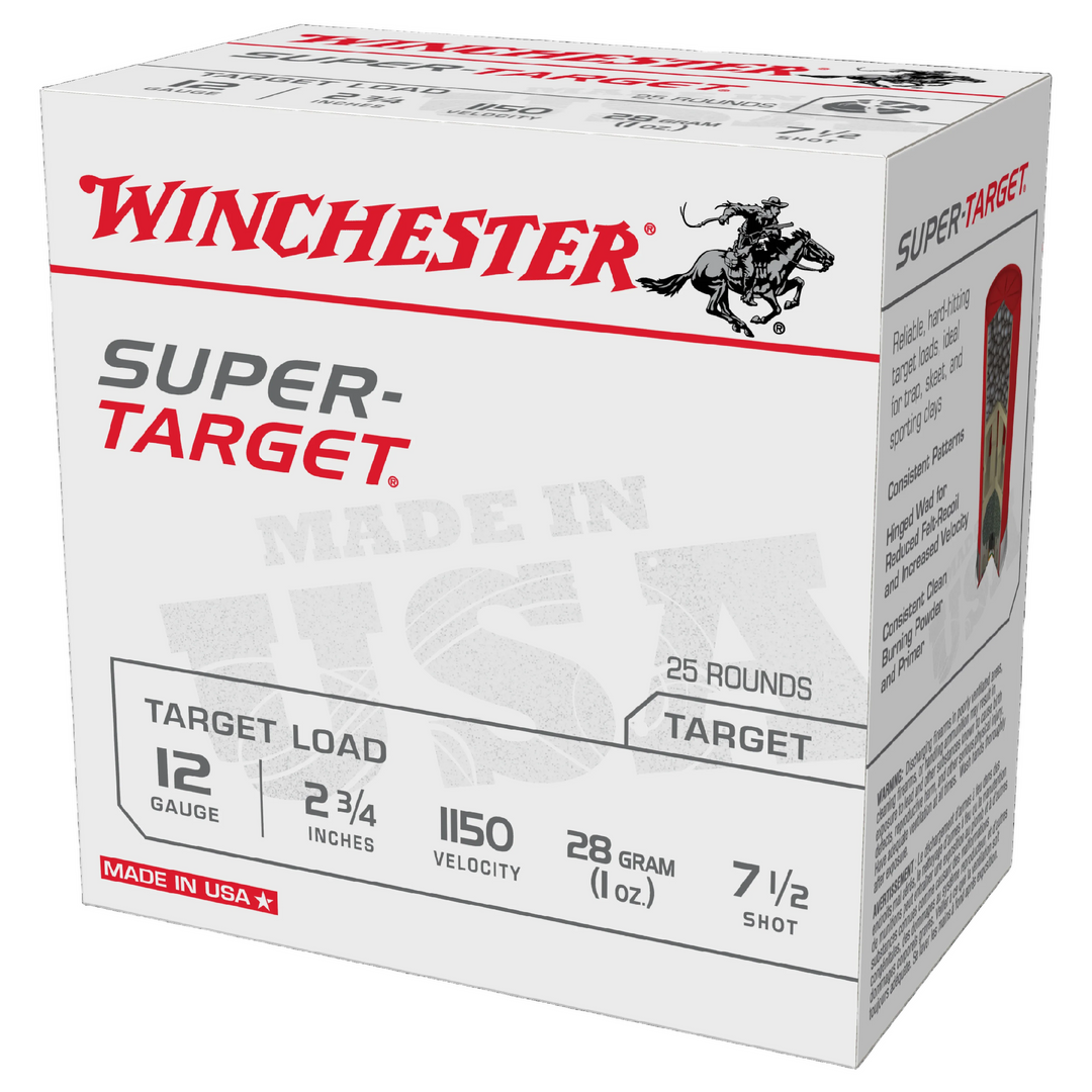 Winchester Super Target 12G 1150fps 7.5 2-3/4" 28gm