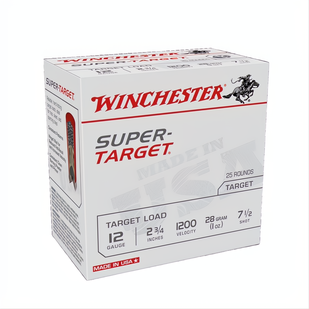 Winchester Super Target 12G 1200fps 7.5 2-3/4" 28gm