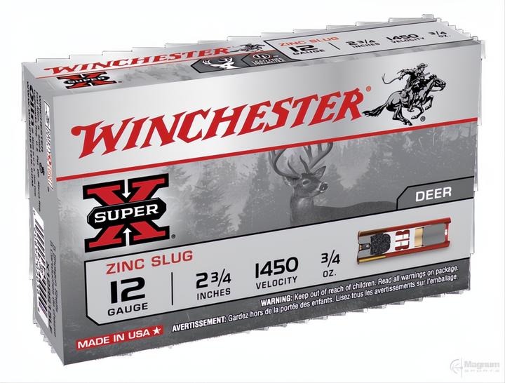 Winchester Super X 12G Rifled Slug LF 2-3/4" 21 gm