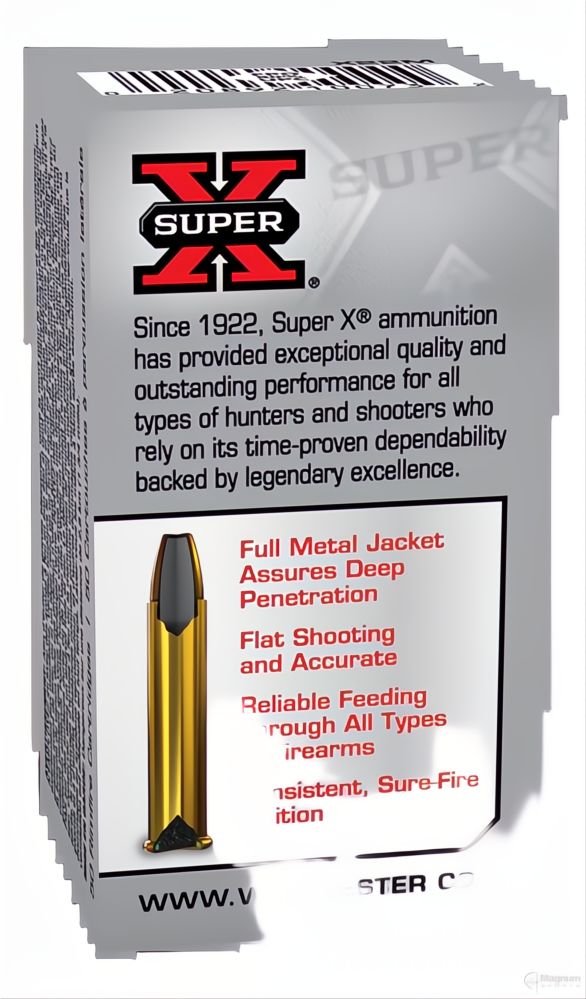Winchester Super X 22WMR 40gr Fmj