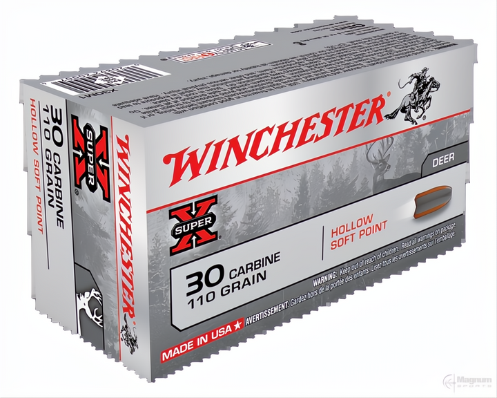Winchester Super X 30 Carbine 110gr HSP