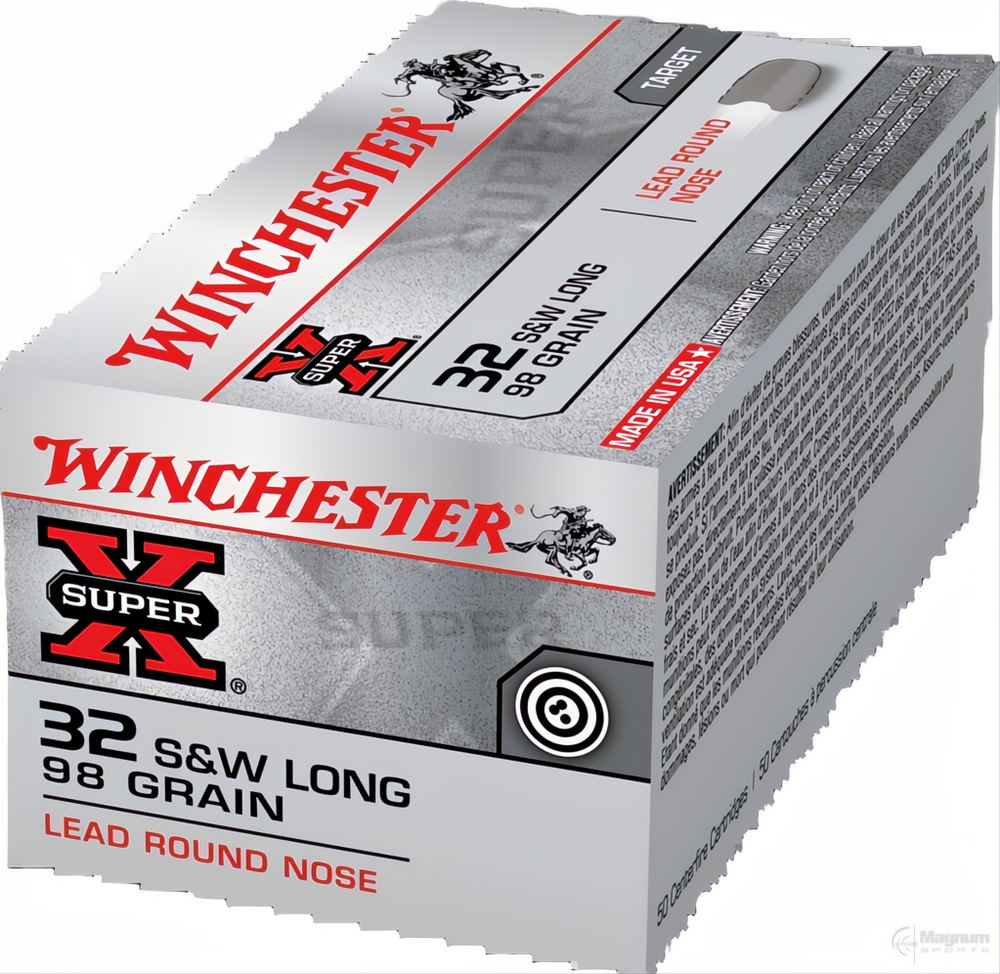 Winchester Super X 32S&W Long 98gr LRN