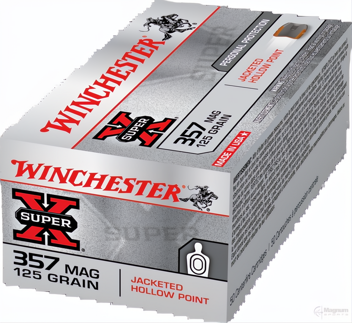 Winchester Super X 357Mag 125gr JHP