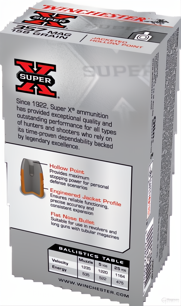 Winchester Super X 357Mag 158gr JHP