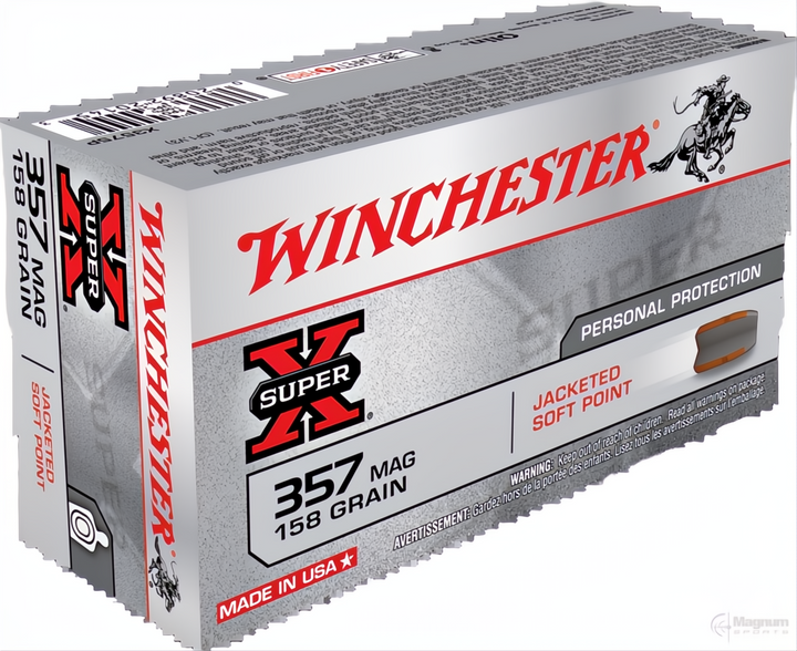 Winchester Super X 357Mag 158gr JSP