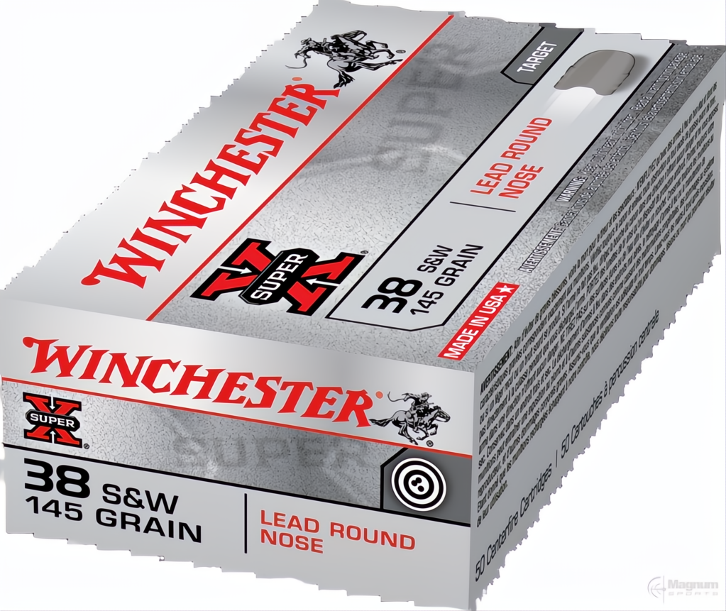 Winchester Super X 38S&amp;W 145gr LRN