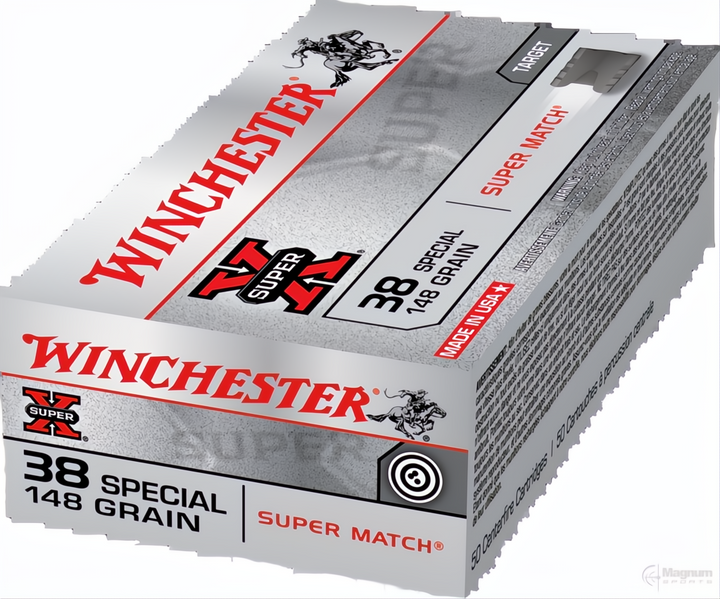 Winchester Super X Super Match 38SP 148gr LWC