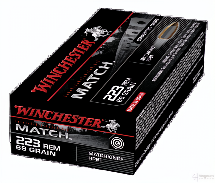 Winchester Supreme 223Rem 69gr BTHP Match