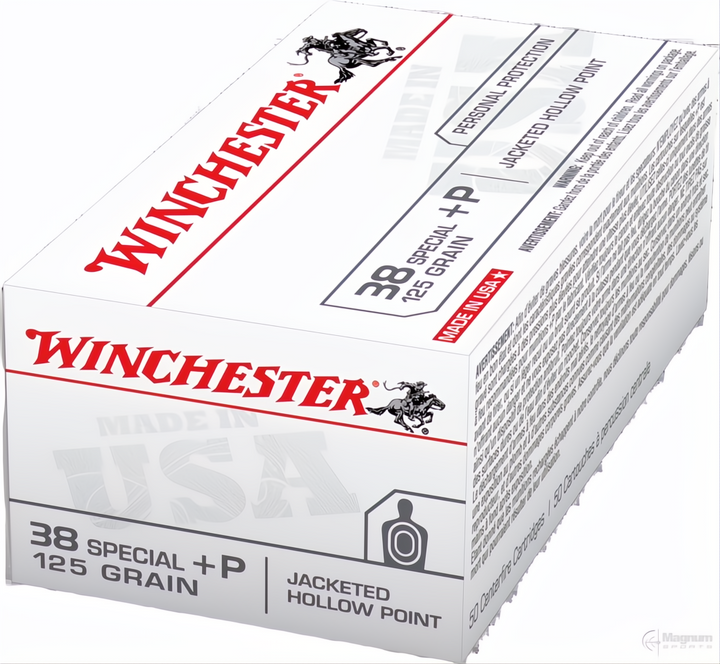 Winchester Value Pack 38SP +P 125gr JHP