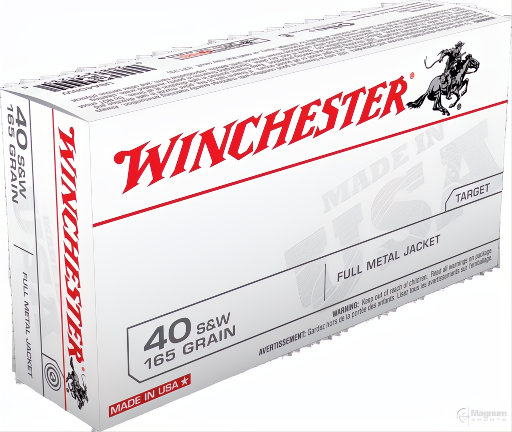 Winchester Value Pack 40S&amp;W 165gr FMJ FN