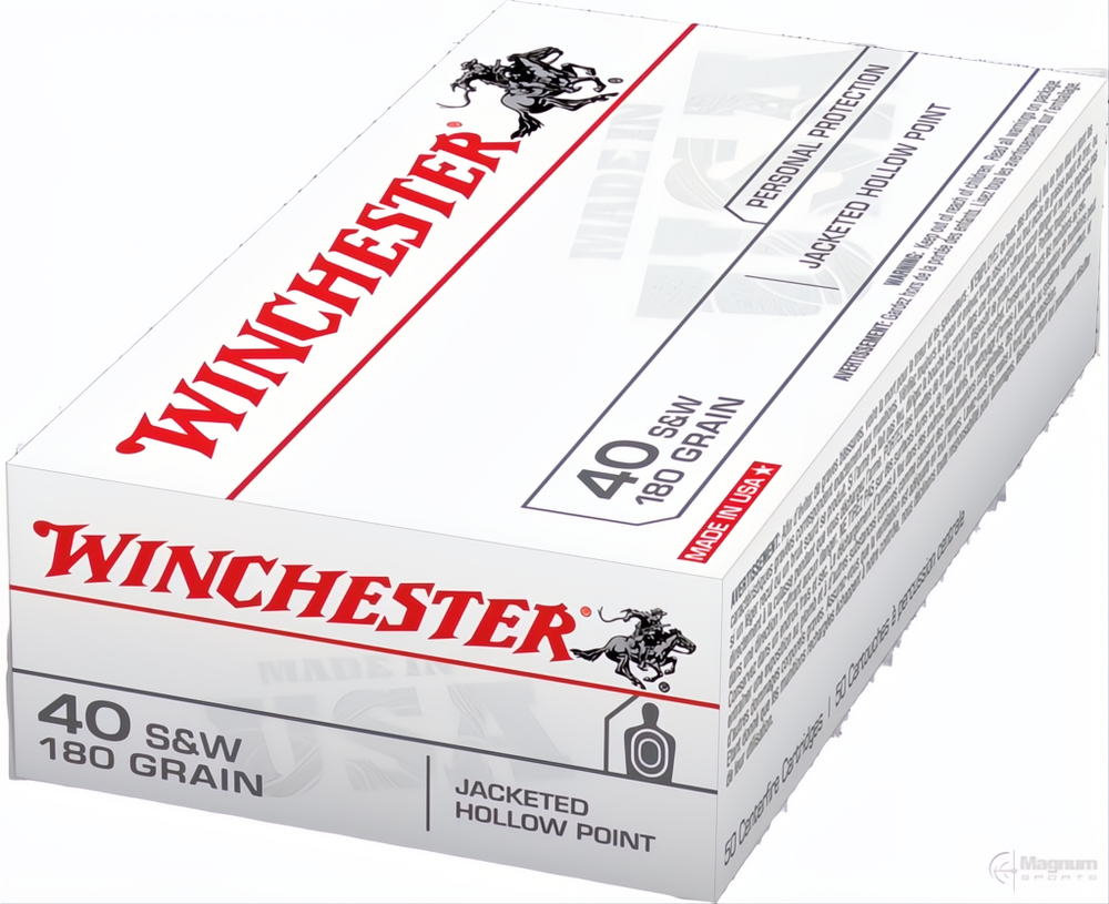 Winchester Value Pack 40S&W 180gr JHP