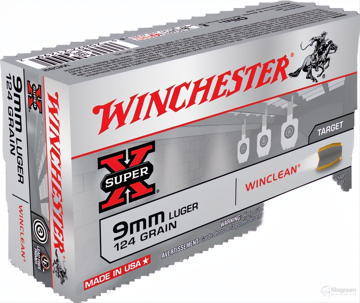 Winchester Winclean 9mm 124gr BEB
